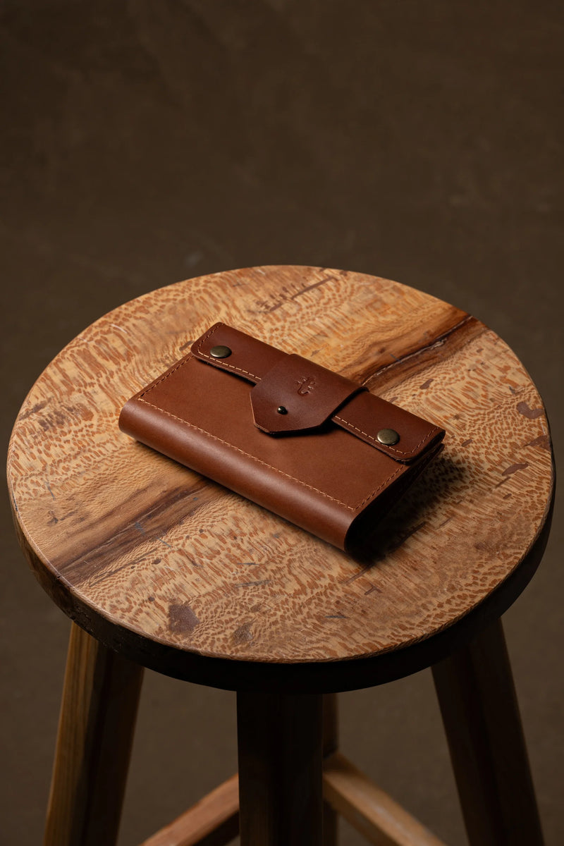 Full grain leather tobacco pouch