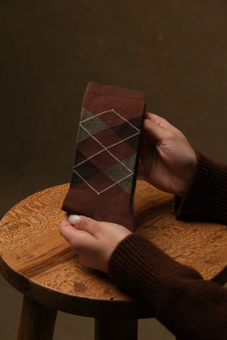 3-Pair Argyle Sock Set