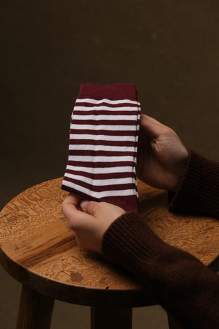 4-Pair Striped Sock Set