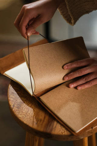 A5 Leather Journal Notebook