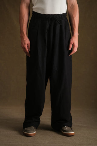 Baggy Fit Men's Pants | Elastic Waist