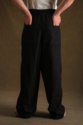 Baggy Fit Men's Pants | Elastic Waist