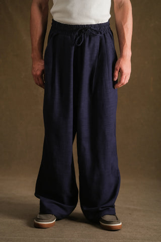 Baggy Fit Men's Pants | Elastic Waist