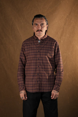 Button-Down Plaid Shirt | 100% Cotton