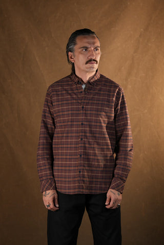 Button-Down Plaid Shirt | 100% Cotton