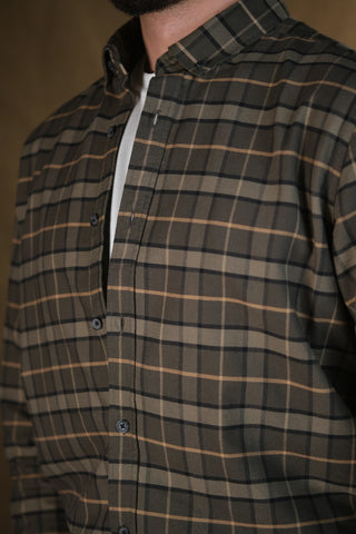 Button-Down Plaid Shirt | 100% Cotton