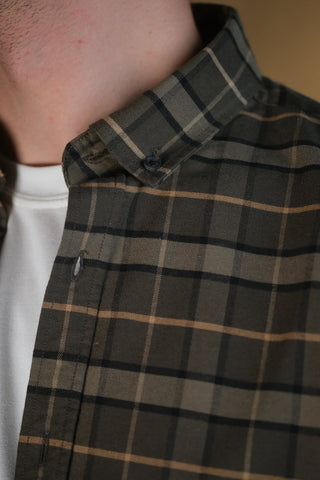 Button-Down Plaid Shirt | 100% Cotton