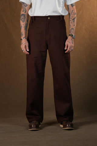 Crafter Front-Yoke Pants | Elastic Waist