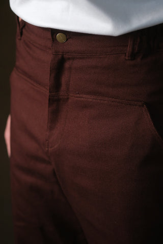Crafter Front-Yoke Pants | Elastic Waist