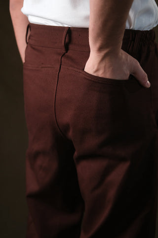 Crafter Front-Yoke Pants | Elastic Waist
