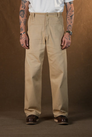 Crafter Front-Yoke Pants | Elastic Waist