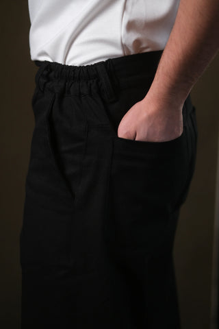 Crafter Wide-Leg Pants | Elastic Waist