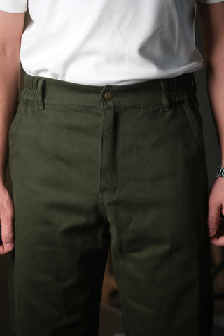 Crafter Wide-Leg Pants | Elastic Waist