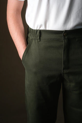 Crafter Wide-Leg Pants | Elastic Waist