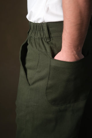 Crafter Wide-Leg Pants | Elastic Waist
