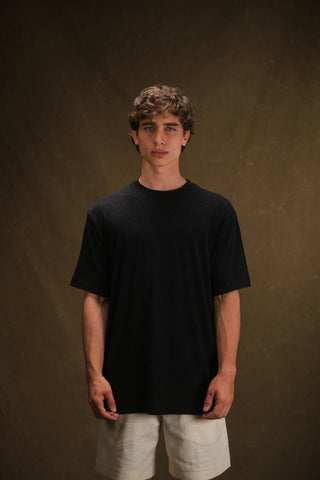 Crew Neck Knit Men's T-Shirt | Regular Fit