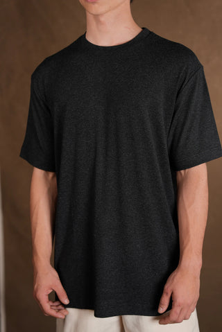 Crew Neck Knit Men's T-Shirt | Regular Fit