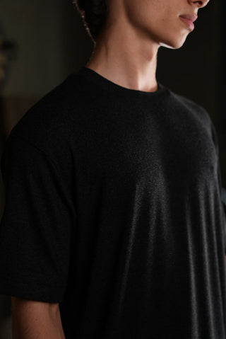 Crew Neck Knit Men's T-Shirt | Regular Fit