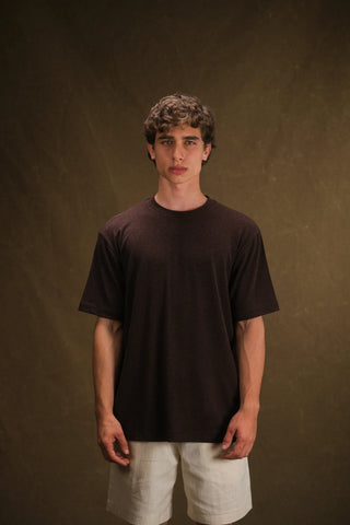 Crew Neck Knit Men's T-Shirt | Regular Fit