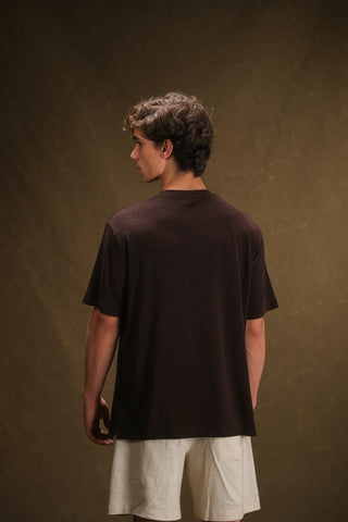 Crew Neck Knit Men's T-Shirt | Regular Fit
