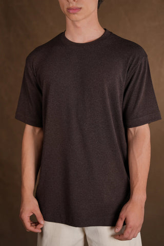 Crew Neck Knit Men's T-Shirt | Regular Fit