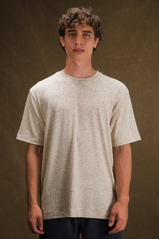 Crew Neck Knit Men's T-Shirt | Regular Fit