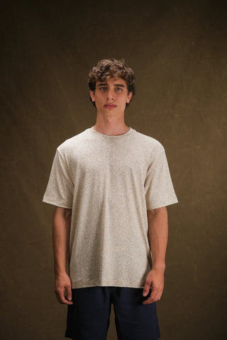 Crew Neck Knit Men's T-Shirt | Regular Fit