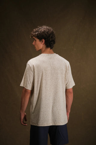 Crew Neck Knit Men's T-Shirt | Regular Fit