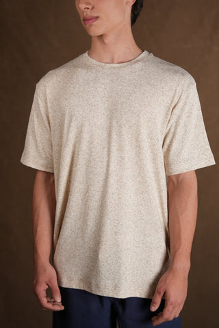 Crew Neck Knit Men's T-Shirt | Regular Fit
