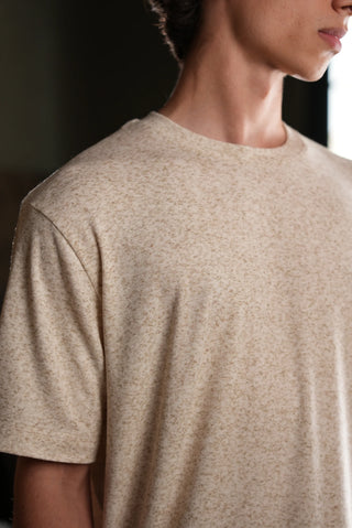 Crew Neck Knit Men's T-Shirt | Regular Fit
