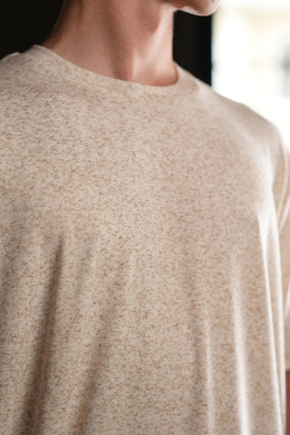 Crew Neck Knit Men's T-Shirt | Regular Fit