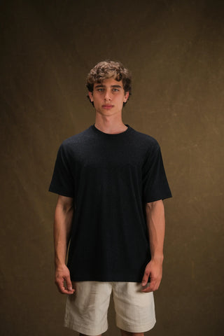 Crew Neck Knit Men's T-Shirt | Regular Fit
