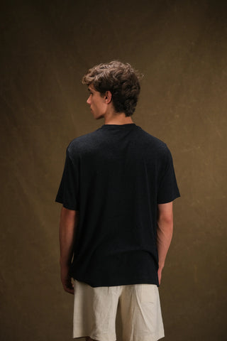 Crew Neck Knit Men's T-Shirt | Regular Fit