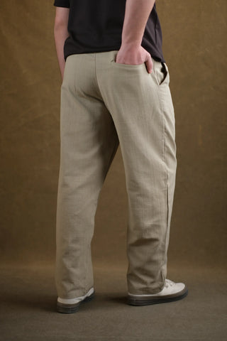 Drawstring Men's Linen Pants | Relaxed Fit