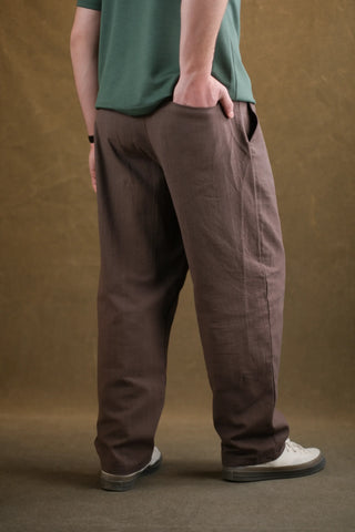 Drawstring Men's Linen Pants | Relaxed Fit
