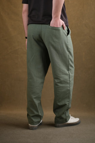 Drawstring Men's Linen Pants | Relaxed Fit