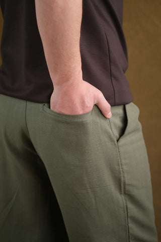 Drawstring Men's Linen Pants | Relaxed Fit