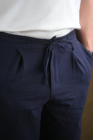 Drawstring Men's Linen Pants | Relaxed Fit