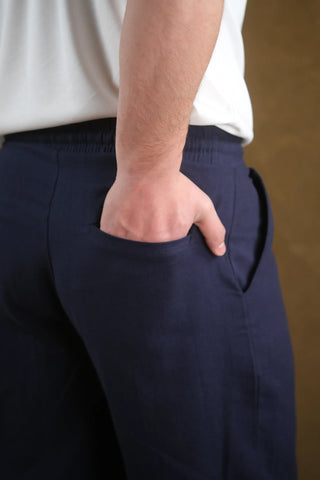 Drawstring Men's Linen Pants | Relaxed Fit