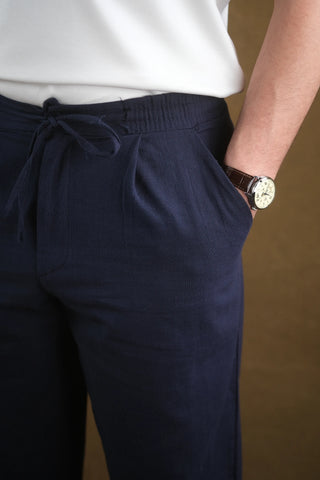Drawstring Men's Linen Pants | Relaxed Fit