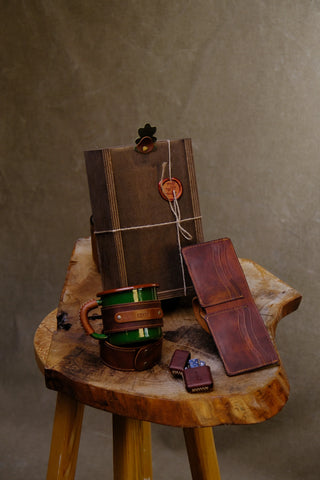 Enamel Mug, Wallet & Lighter Gift Set