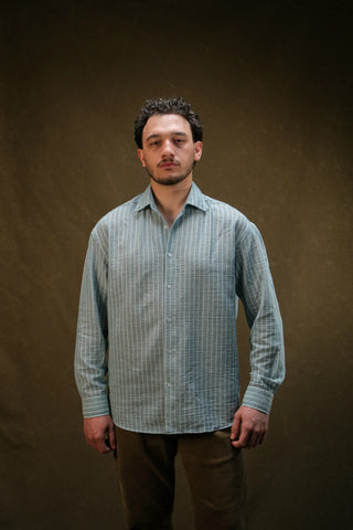 Fine-Woven Striped Men's Shirt | Regular Fit