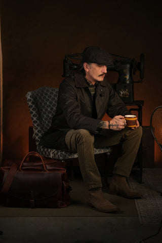 Gentleman Field Jacket | Corduroy Collar