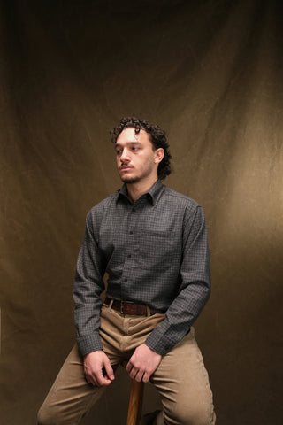 Lightweight Cotton Plaid Shirt