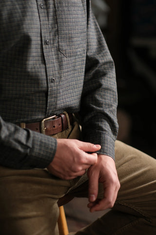 Lightweight Cotton Plaid Shirt