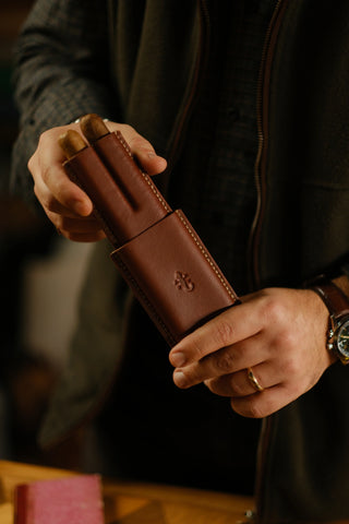 Leather Cigar Case
