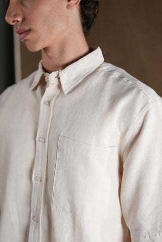 Men's Linen Shirt & Shorts Set