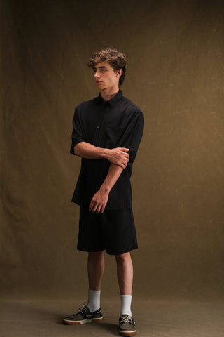 Men's Linen Shirt & Shorts Set
