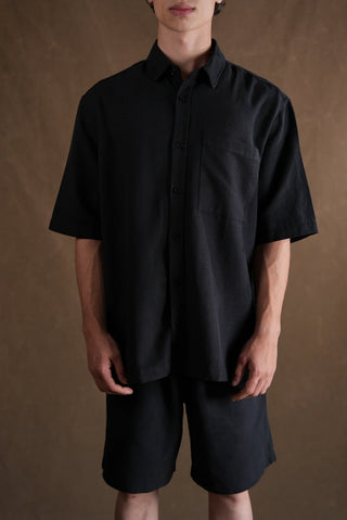 Men's Linen Shirt & Shorts Set
