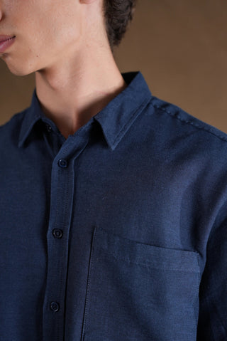 Men's Linen Shirt & Shorts Set
